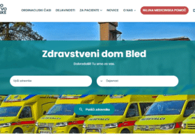 NOva spletna stran ZD Bled